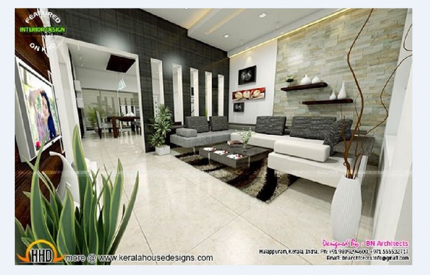  Interior 3d model of drawing room  and dining area layout photo file